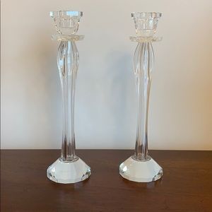 Mikasa Crystal Candlesticks